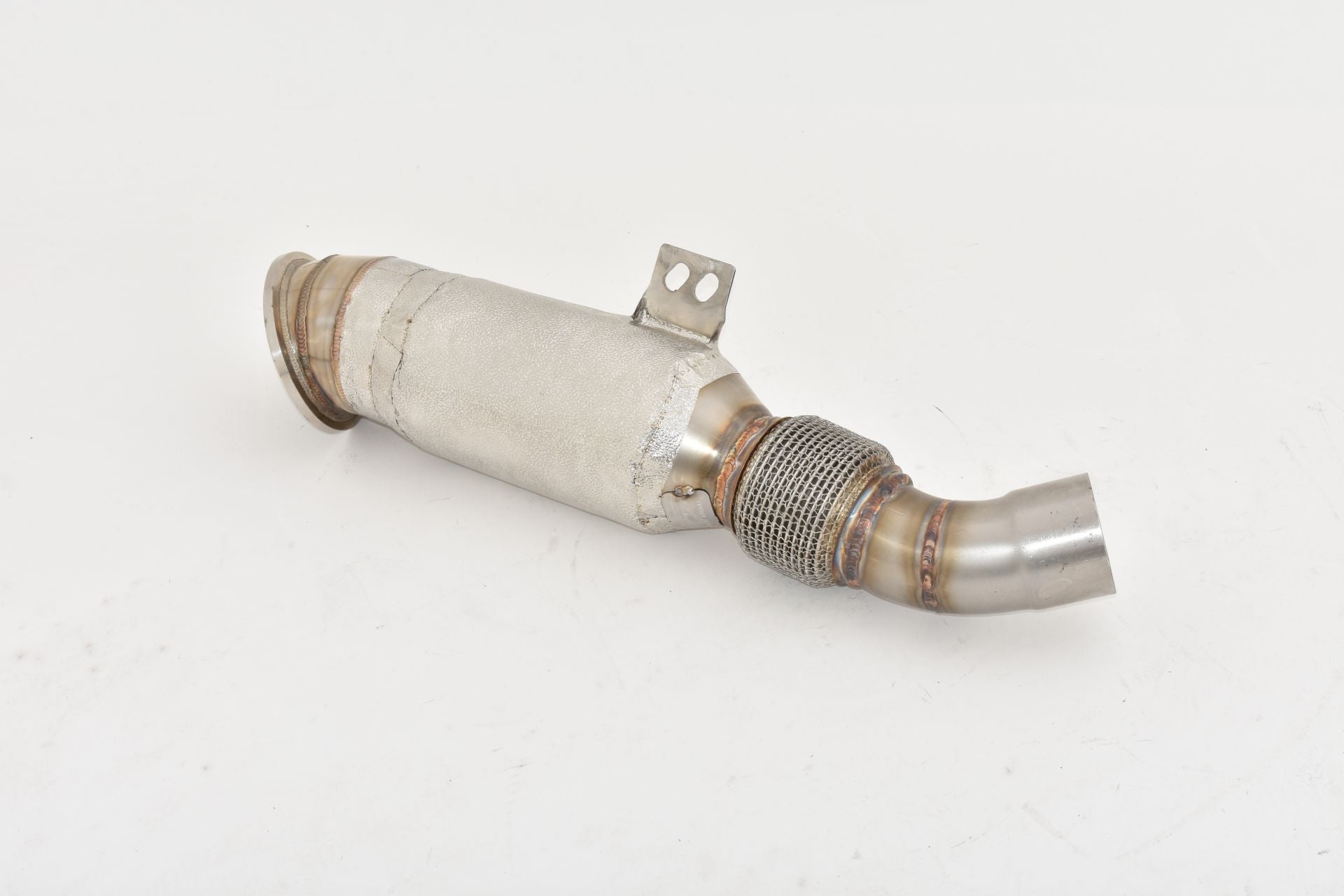 Friedrich Motorsport 114>>>76mm Downpipe mit 200 Zellen HJS Sport-Kat. für BMW 1er F20/F21 (ab Bj. 07/2018)