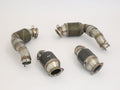 Friedrich Motorsport 2x76mm Downpipe mit 200 Zellen Motorsport-Kat. für BMW M5 F90 Limousine Competition CS (Bj. 03/2021-01/2022)