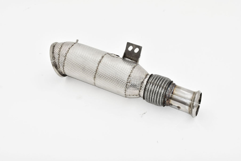 Friedrich Motorsport 114>>>76mm Downpipe mit 200 Zellen HJS Sport-Kat. für BMW 2er Coupe G42 (G2C) (ab Bj. 09/2021)
