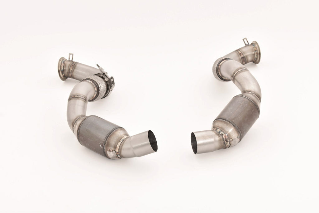 Friedrich Motorsport 76mm Downpipe-Satz mit 200 Zellen Sport-Kat. für BMW 5er F90 (Bj. 12/2017-06/2018)
