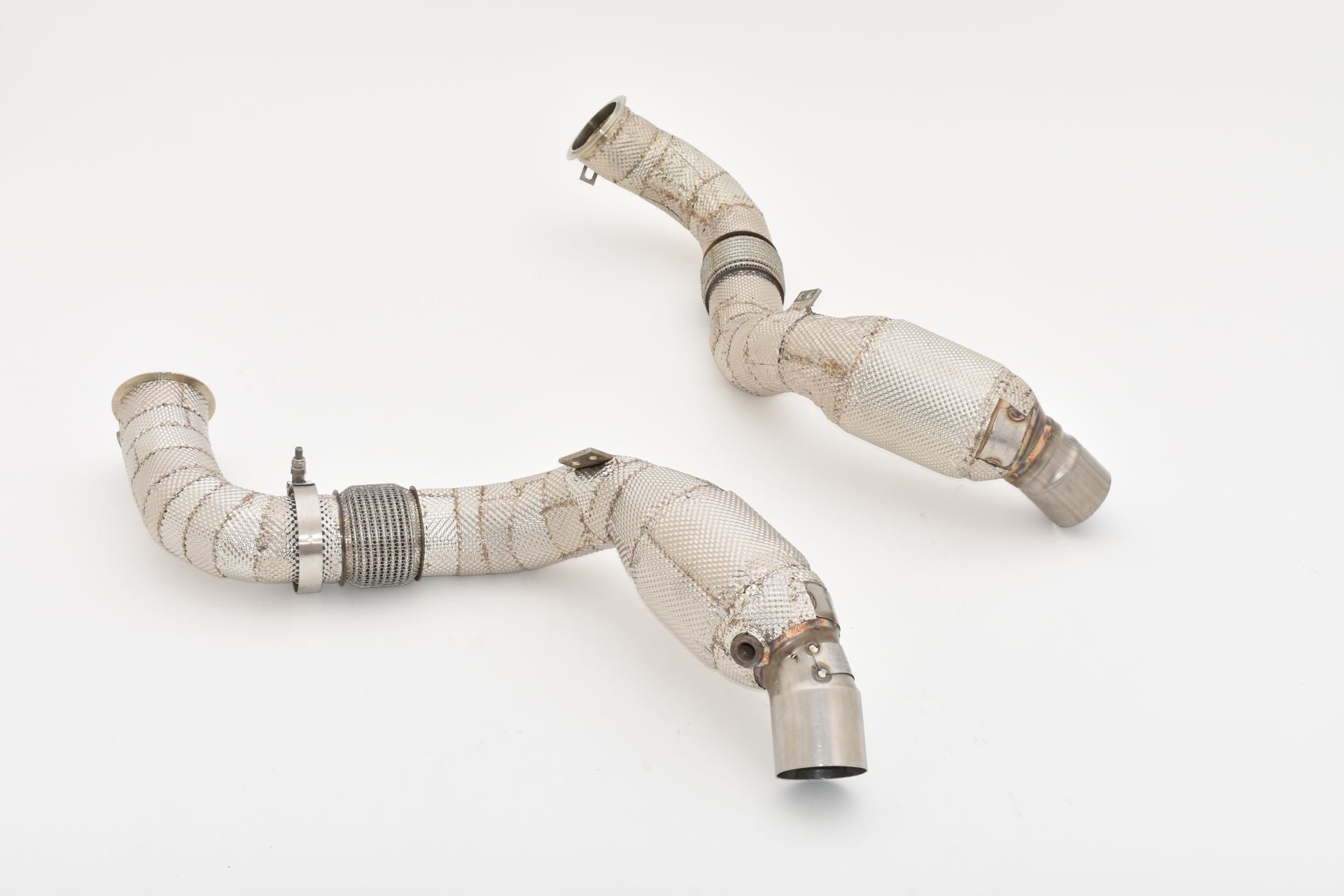 Friedrich Motorsport 76mm Downpipe-Satz mit 200 Zellen Sport-Kat. für BMW 5er F90 (Bj. 12/2017-06/2018)