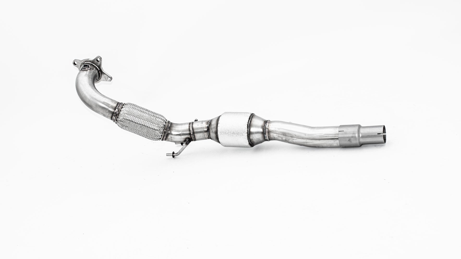 Friedrich Motorsport 76mm Downpipe mit 200 Zellen Sport-Kat. für VW Scirocco III R (ab Bj. 05/2014)