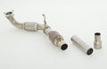 Friedrich Motorsport 76mm Downpipe mit 200 Zellen Sport-Kat. für VW Golf VI R Allrad (ab Bj. 2009)