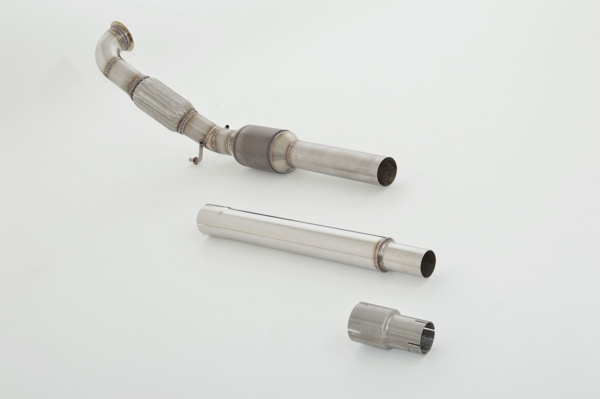 Friedrich Motorsport 76mm Downpipe mit 200 Zellen Sport-Kat. für VW Beetle 5C & Cabrio inkl. Dune (ab Bj. 11/2014)