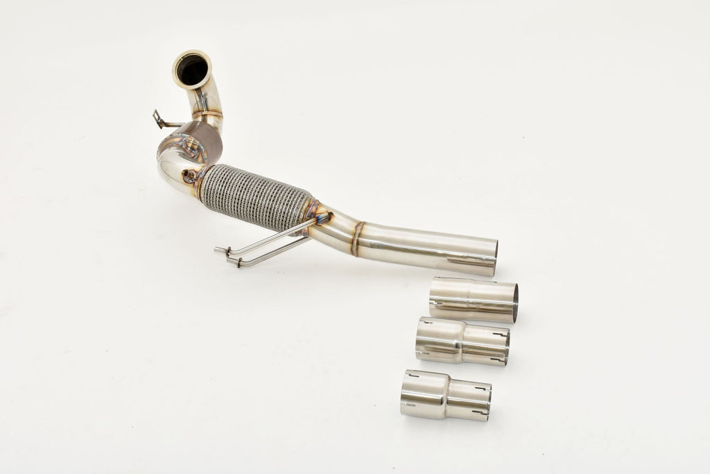 Friedrich Motorsport 76mm Downpipe mit 200 Zellen Sport-Kat. für VW Golf VII GTI Performance & TCR (Bj. 12/2018-12/2019)