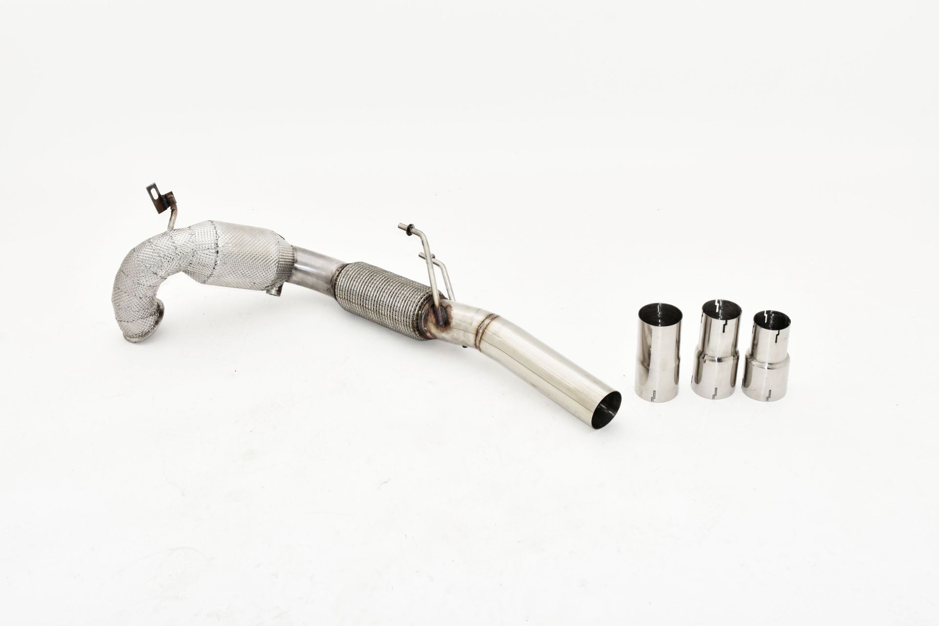 Friedrich Motorsport 76mm Downpipe mit 200 Zellen Sport-Kat. für VW Golf VII GTI Performance & TCR (Bj. 12/2018-12/2019)