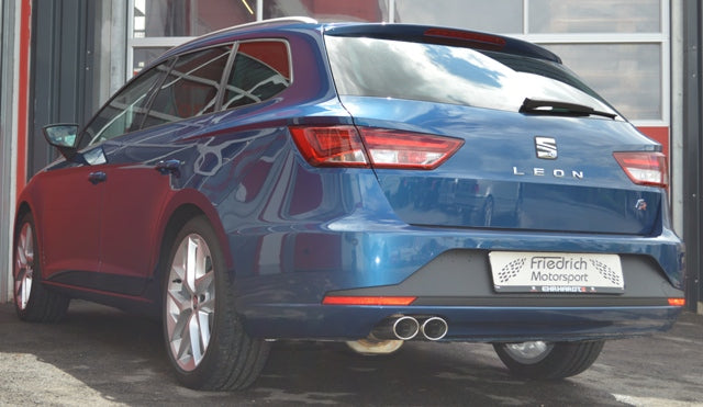 Friedrich Motorsport 76mm Anlage für Seat Leon 5F ST inkl. FR (Bj. 2013-06/2018)