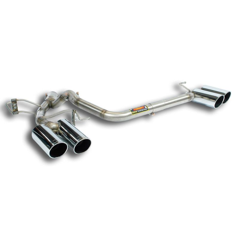 Supersprint Endrohr-Kit (-Entfall- Nachschalldämpfer) OO100 Rechts + OO100 Links für BMW 5er BMW F10 / F11 (2010)