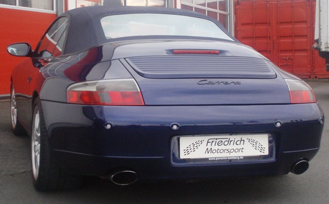 Friedrich Motorsport Gr.A Duplexanlage für passend für Porsche 911 Carrera Typ 996 (Bj. 97-2006)