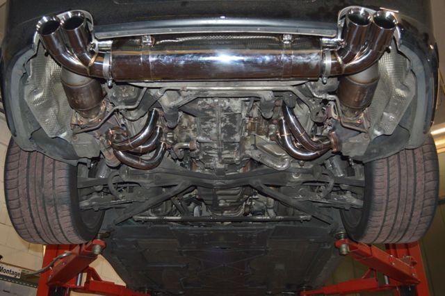 Friedrich Motorsport Duplex-Anlage mit 200 Zellen Sport-Kats. für Porsche 911 Typ 996 (Bj. 2000-2005)
