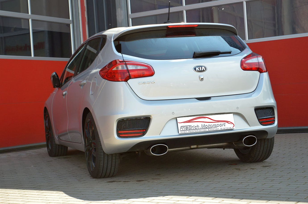 Friedrich Motorsport Gr.A Duplexanlage für KIA Cee´d & Pro Cee´d (JD) (ab Bj. 04/2012-
1)