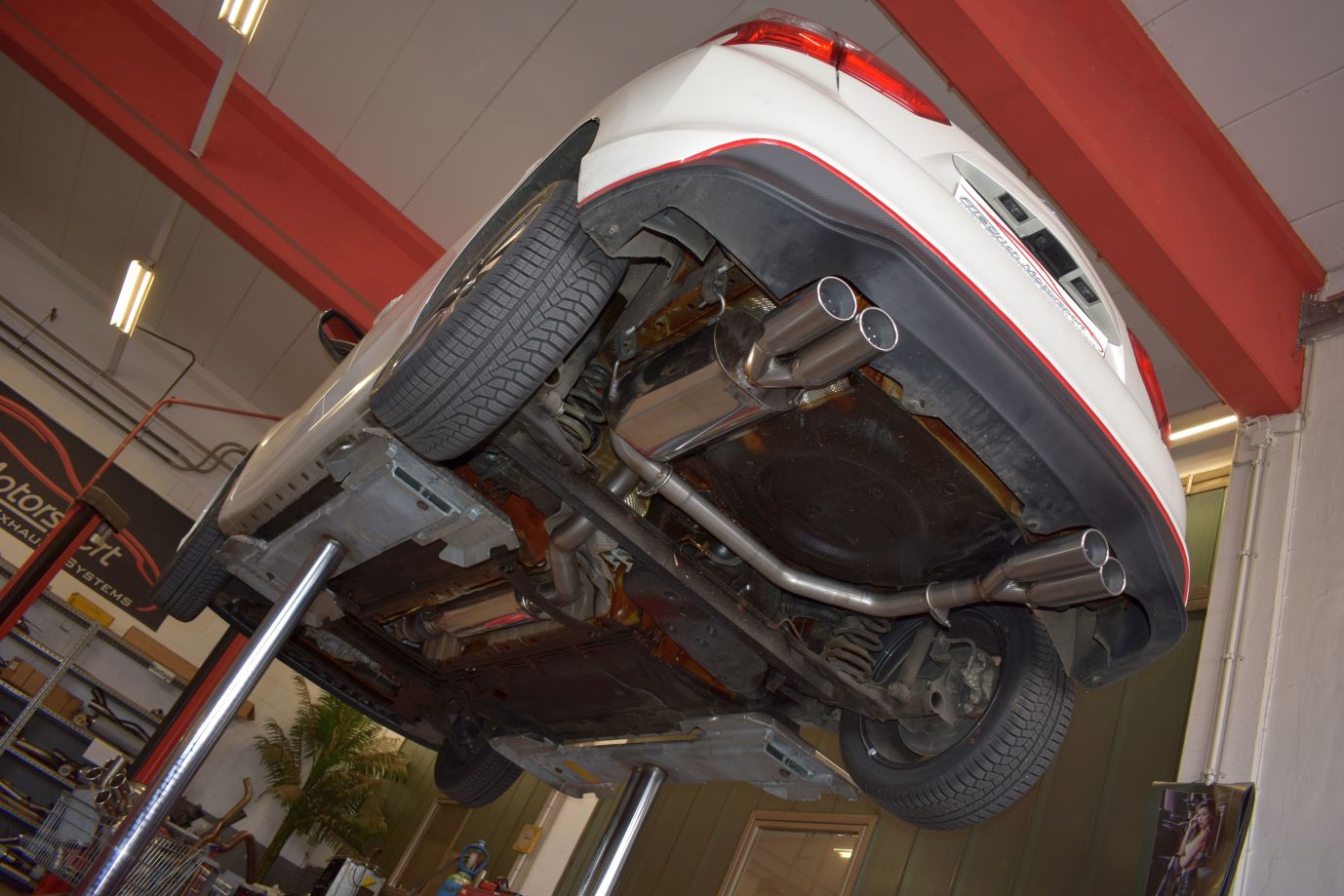 Friedrich Motorsport 76mm Duplex-Anlage für Nissan Pulsar C13 (Bj. 10/2014-06/2018)
