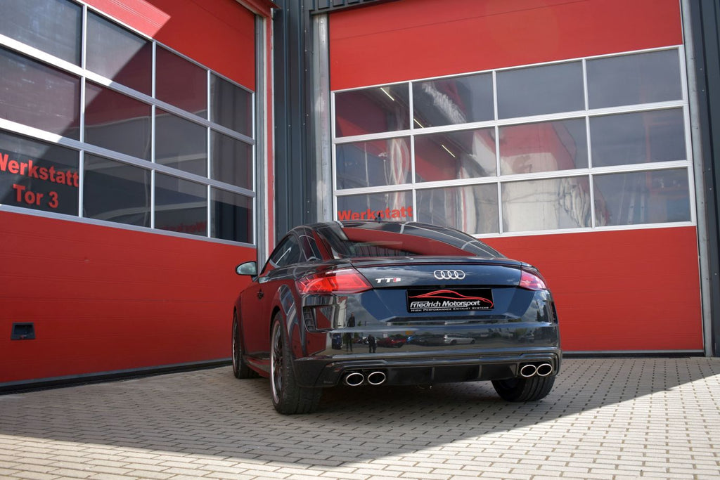 Friedrich Motorsport 76mm Duplex-Anlage mit Klappensteuerung für Audi TTS 8S Quattro (Bj. 12/2018-11/2020)