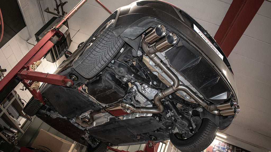 Friedrich Motorsport 76mm Duplex-Anlage mit Klappensteuerung für Audi TTS 8S Quattro (Bj. 11/2020-07/2023)