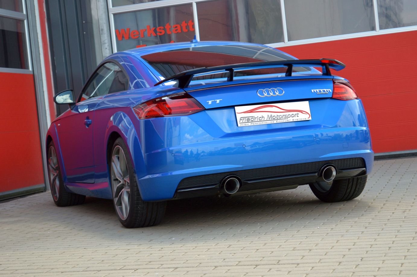 Friedrich Motorsport 76mm Duplex-Anlage mit Klappensteuerung für Audi TT 8S Quattro (Bj. 07/2014-06/2018)