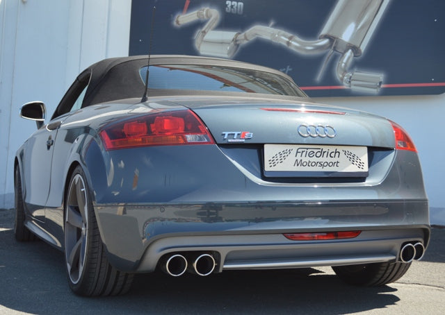 Friedrich Motorsport 3 Zoll (76mm) Duplexanlage für Audi TTS 8J Quattro (ab Bj. 2008)