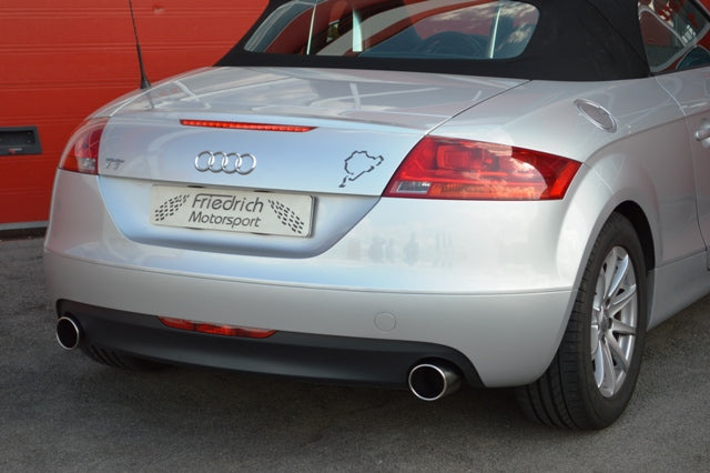 Friedrich Motorsport 76mm Duplex-Anlage für Audi TT 8J Frontantrieb (Bj. 2006-03/2014)