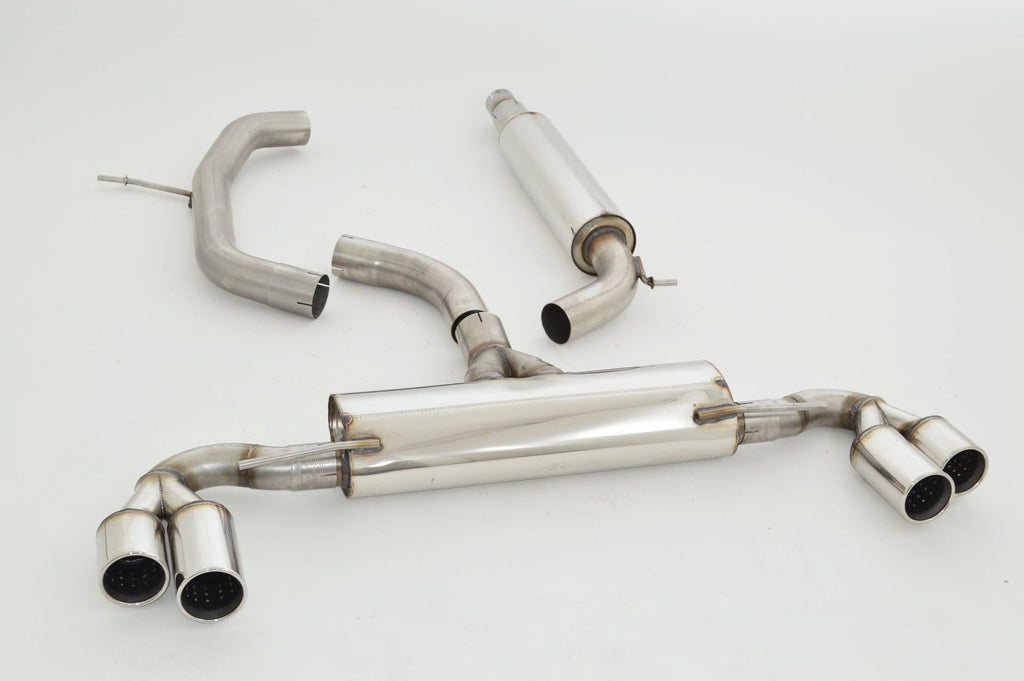 Friedrich Motorsport 76mm Duplex-Anlage für Audi TT 8J Frontantrieb (Bj. 2006-03/2014)