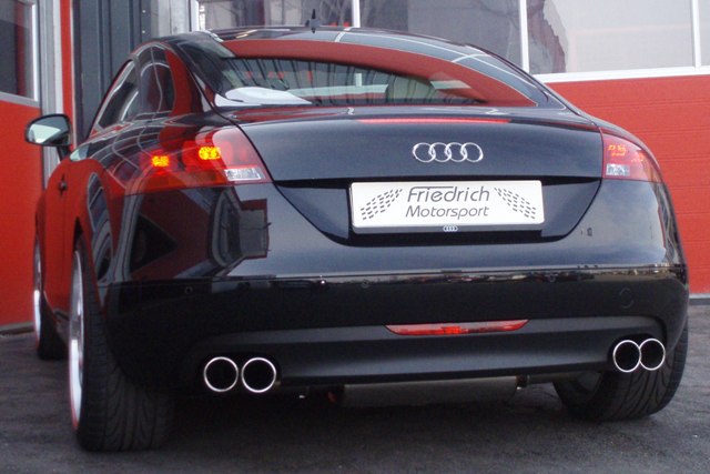 Friedrich Motorsport 76mm Duplex-Anlage für Audi TT 8J Frontantrieb (Bj. 2006-03/2014)