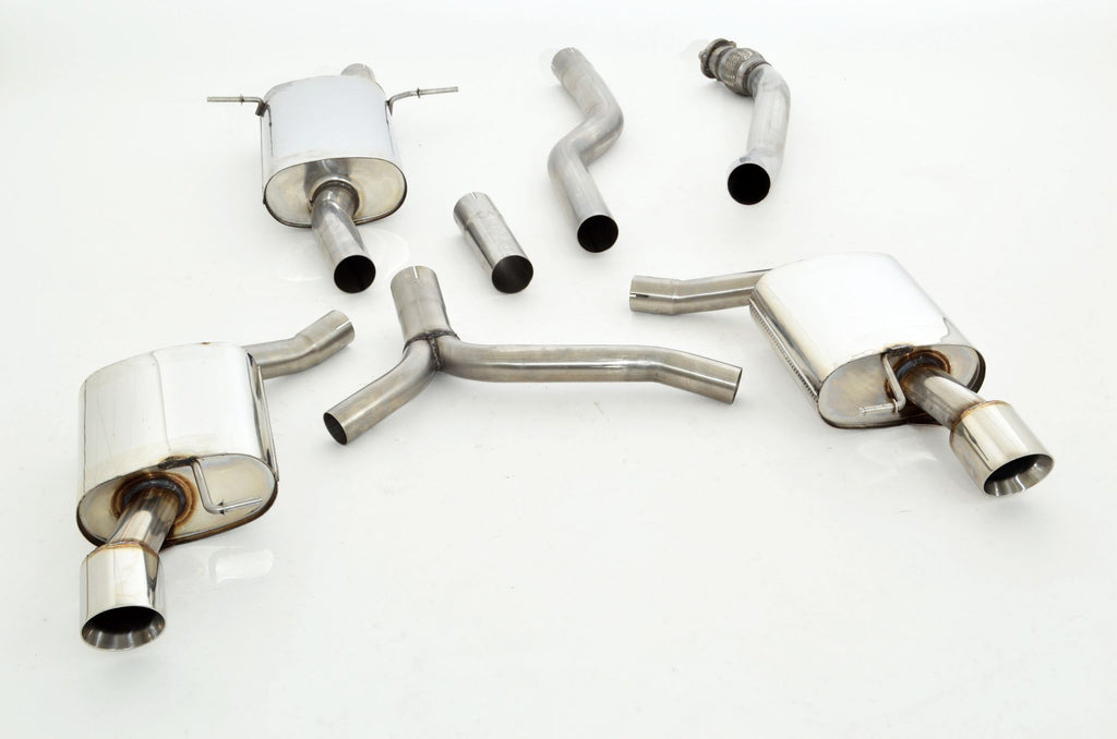 Friedrich Motorsport 76mm Duplex-Anlage für Audi A5 B8 Sportback Frontantrieb (Bj. 09/2009-07/2011)