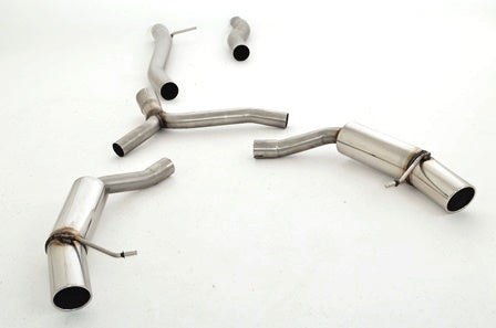 Friedrich Motorsport 76mm Duplex-Anlage für Audi A4 B8 (8K) Frontantrieb & Quattro (Bj. 09/2007-05/2015)