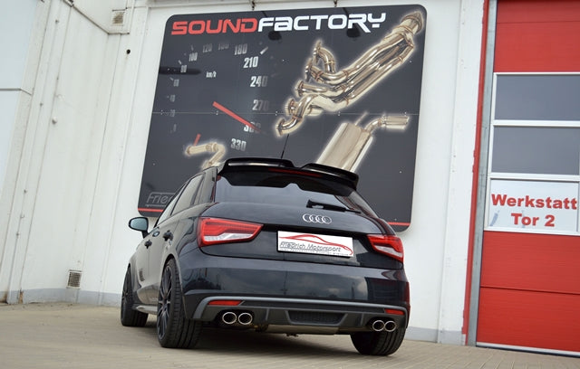 Friedrich Motorsport 76mm Duplex-Anlage mit Klappensteuerung für Audi S1 & Sportback (ab Bj. 2014)