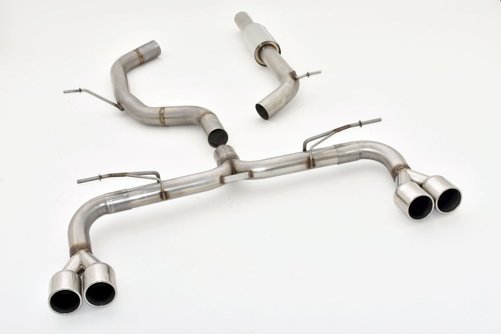 Friedrich Motorsport 76mm Duplex-Anlage für Audi A3 8V Sportback Frontantrieb (Bj. 08/2012-08/2018)