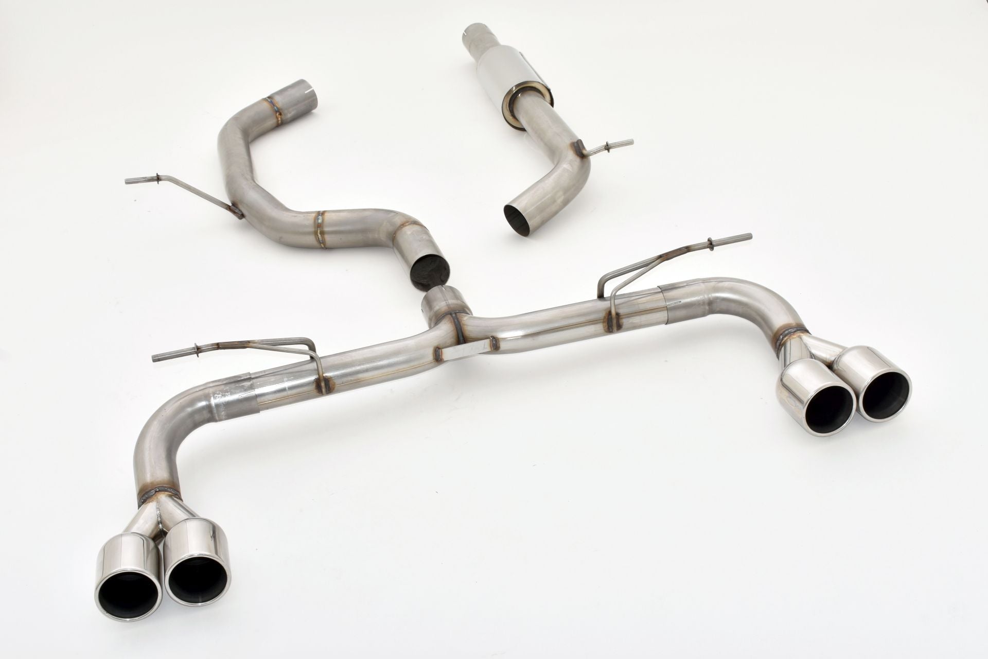 Friedrich Motorsport 76mm Duplex-Anlage für Audi A3 8V Sportback Frontantrieb (Bj. 08/2012-08/2018)