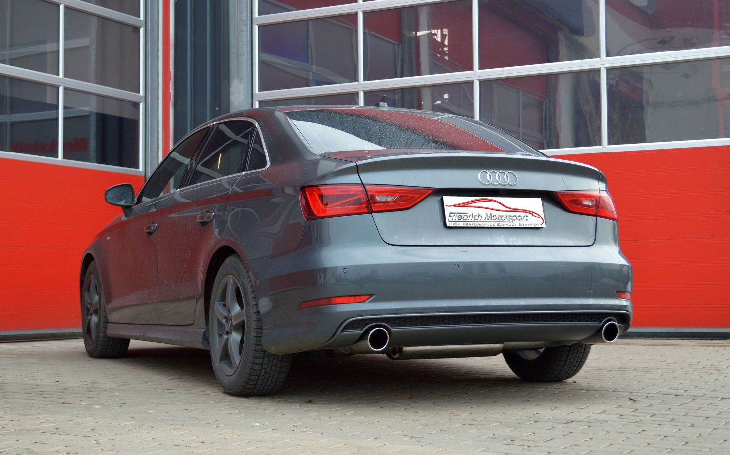 Friedrich Motorsport Gruppe A Duplex-Anlage für Audi A3 8V Limousine Frontantrieb (Bj. 2013-08/2018)