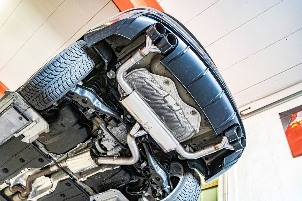 Friedrich Motorsport 76mm Duplex-Anlage für Audi A3 8V Limousine Quattro (Bj. 01/2019-07/2020)