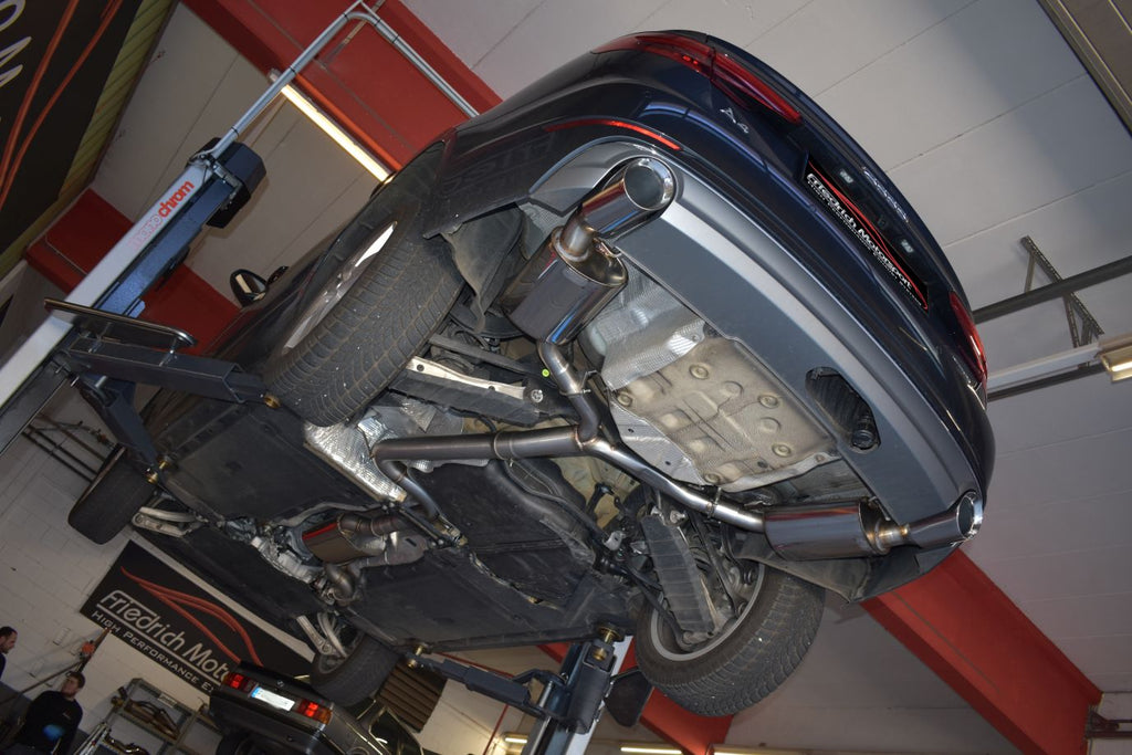 Friedrich Motorsport 76mm Duplex-Anlage für Audi A4 B9 (B8/8W) Frontantrieb (Bj. 08/2015-06/2018)