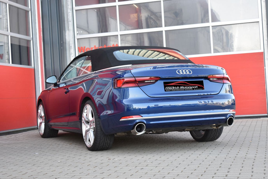 Friedrich Motorsport 76mm Duplex-Anlage für Audi A5 B9 (F5/B8) Coupe & Cabrio Quattro (Bj. 10/2018-06/2020)