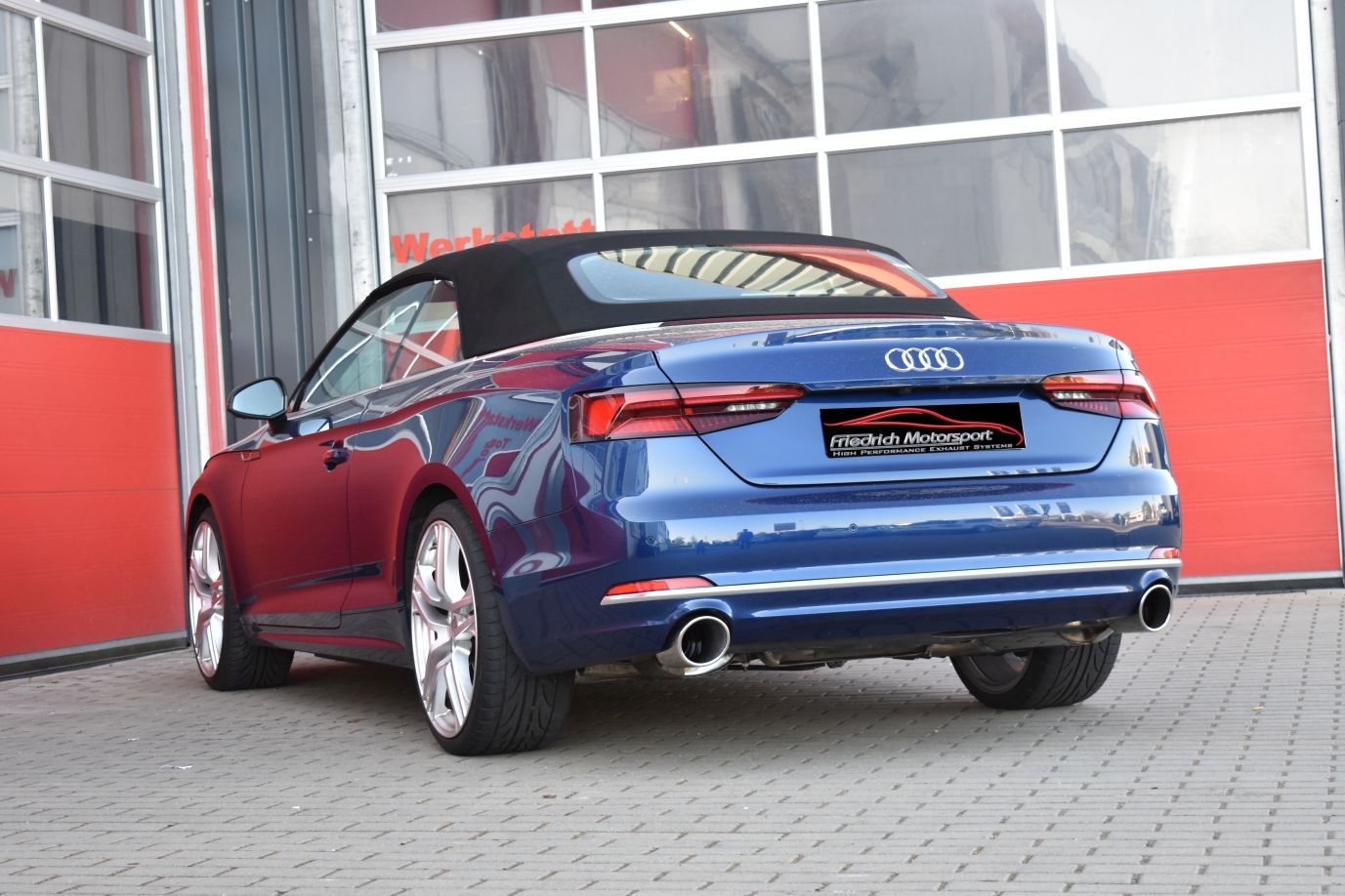 Friedrich Motorsport 76mm Duplex-Anlage für Audi A5 B9 (F5/B8) Coupe & Cabrio Quattro (Bj. 10/2018-06/2020)