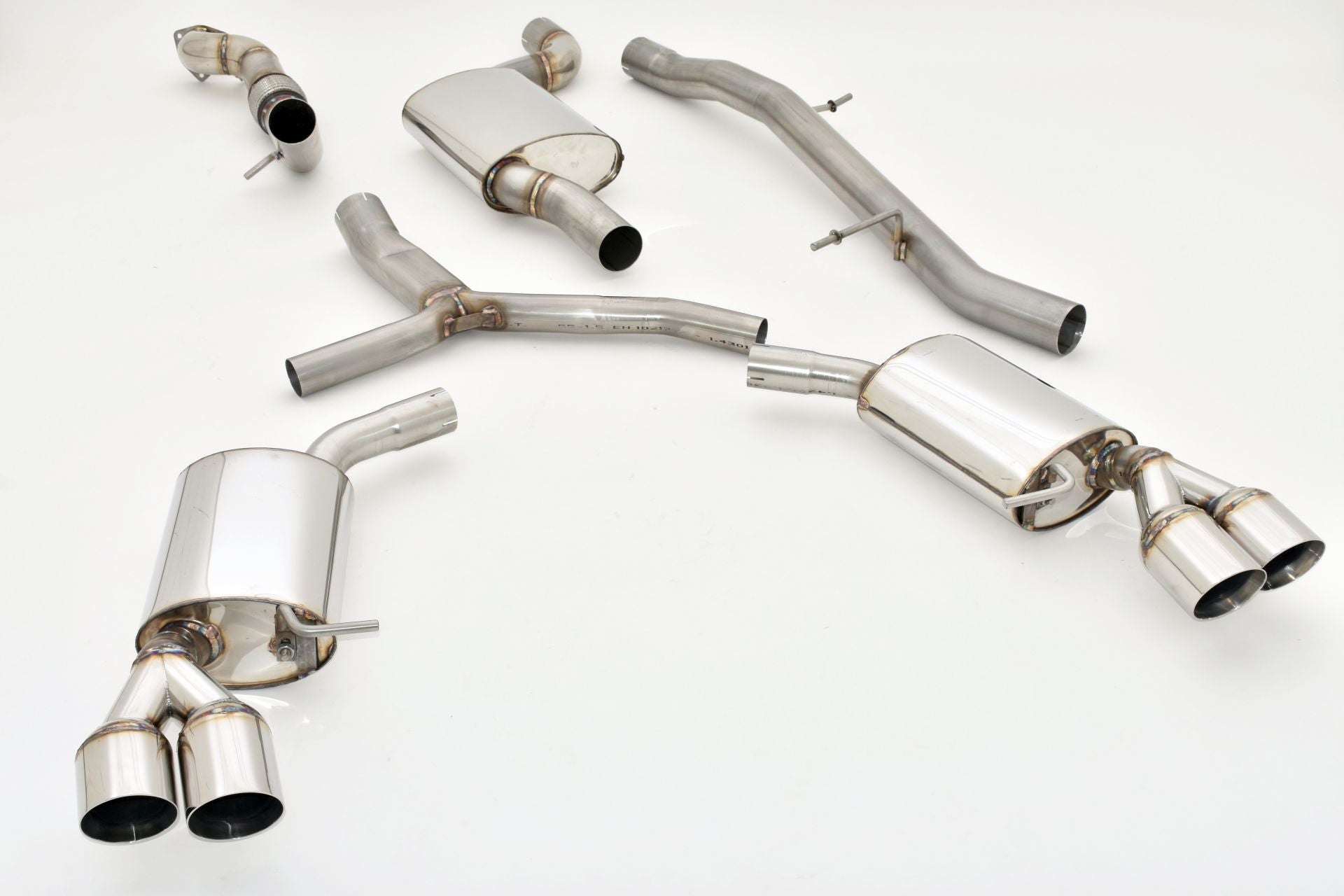 Friedrich Motorsport 76mm Duplex-Anlage für Audi A5 B9 (F5/B8) Sportback (Bj. 08/2017-06/2018)