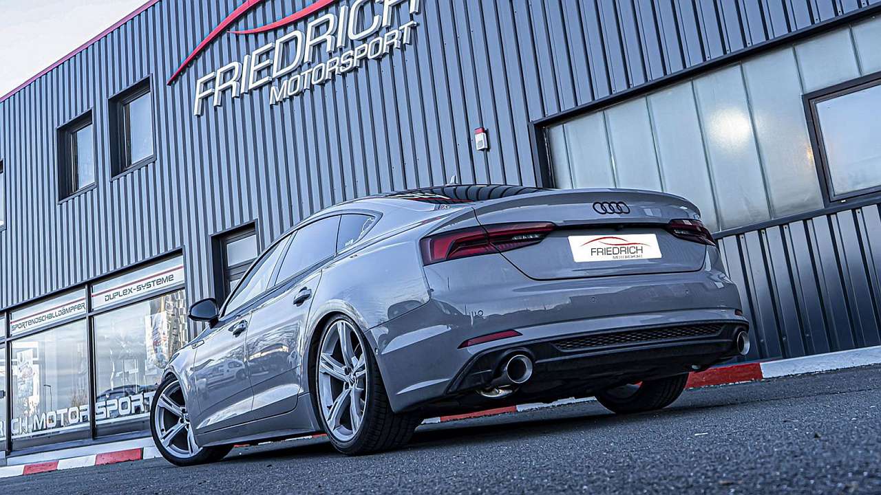 Friedrich Motorsport 76mm Duplex-Anlage für Audi A5 B9 (F5/B8) Sportback (Bj. 07/2016-06/2018)