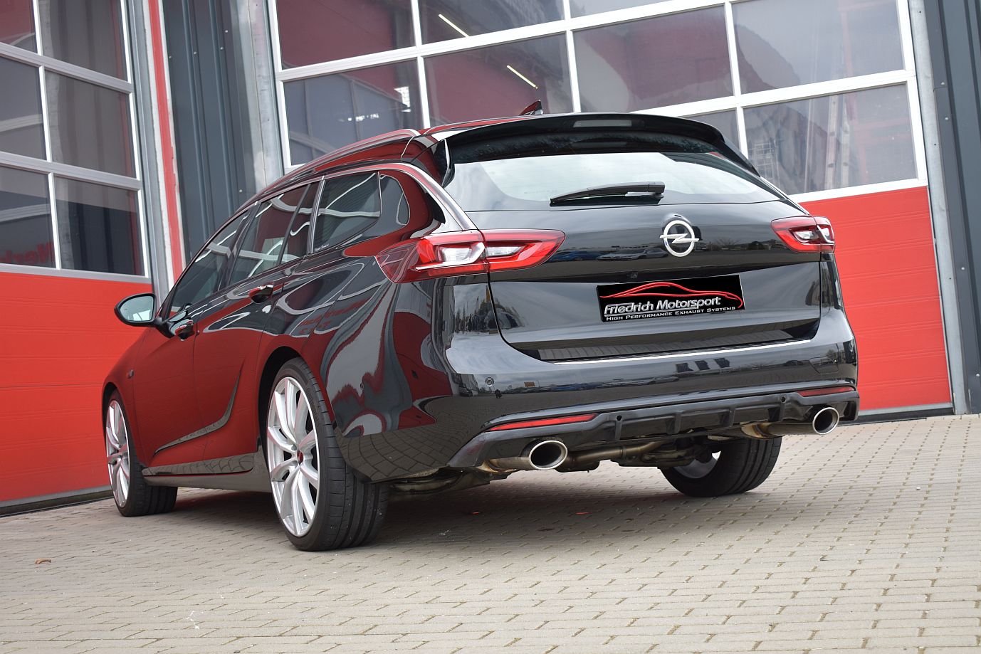 Friedrich Motorsport 76mm Duplex-Anlage für Opel Insignia Sports Tourer Allrad (Bj. 06/2017-06/2018)