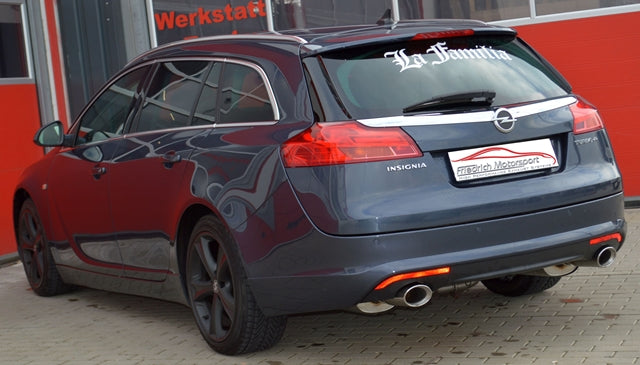 Friedrich Motorsport 76mm Duplex-Anlage für Opel Insignia Sports Tourer Allrad (ab Bj. 07/2008)
