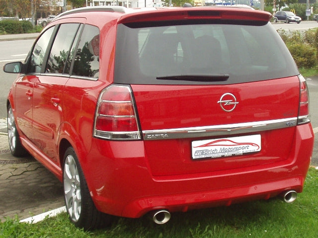 Friedrich Motorsport 3 Zoll (76mm) Duplexanlage für Opel Zafira B (ab Bj. 2005)