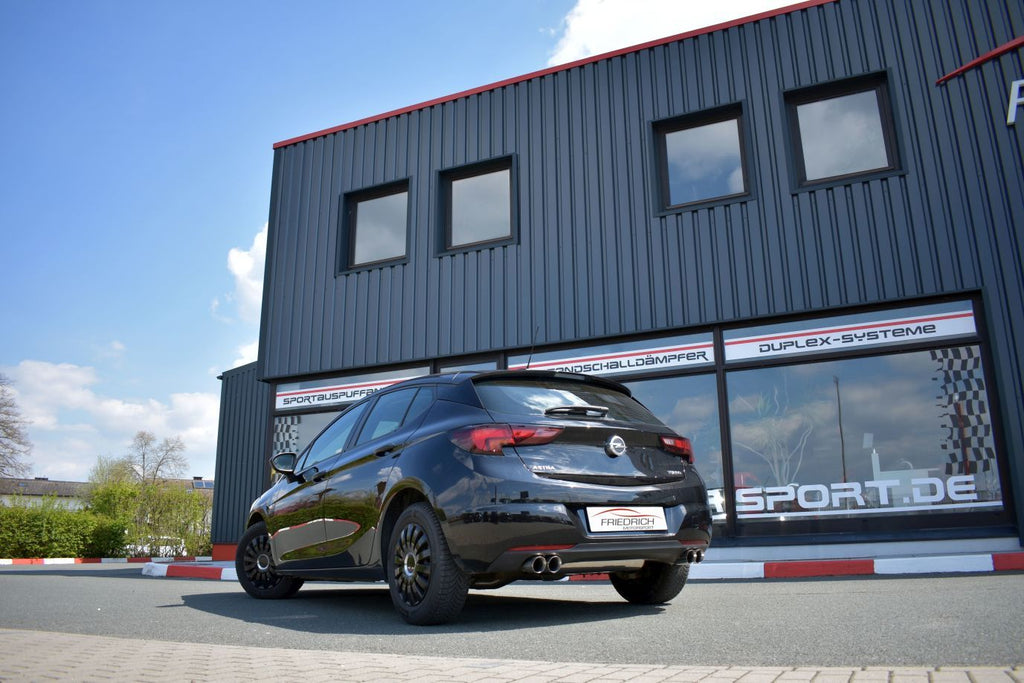 Friedrich Motorsport Gruppe A Duplex-Anlage für Opel Astra K 5-Türer (Bj. 07/2015-04/2019)