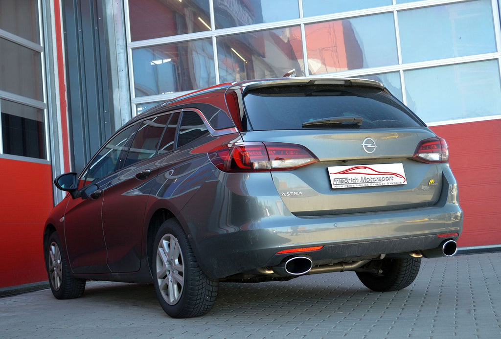 Friedrich Motorsport 76mm Duplex-Anlage für Opel Astra K Sports Tourer (Bj. 10/2015-06/2018)