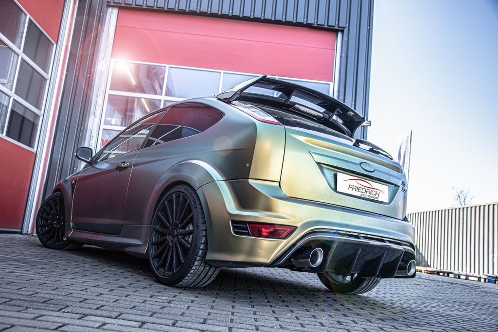 Friedrich Motorsport 3 Zoll (76mm) Duplexanlage für Ford Focus II RS + RS 500 (ab Bj. 2009)