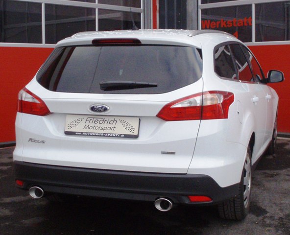 Friedrich Motorsport 3 Zoll (76mm) Duplexanlage für Ford Focus III (ab Bj. 05/2011)