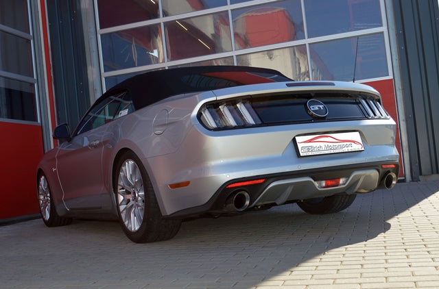 Friedrich Motorsport 76mm Duplex-Anlage mit Klappensteuerung für Ford Mustang Cabrio (ab Bj. 2015)