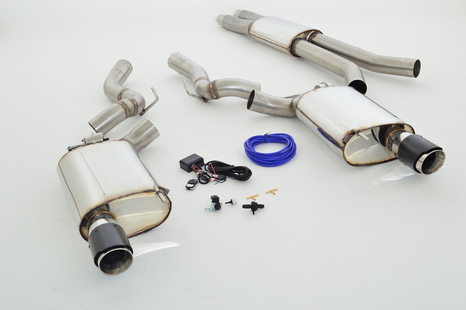Friedrich Motorsport 76mm Duplex-Anlage mit Klappensteuerung für Ford Mustang Coupe (ab Bj. 2015)