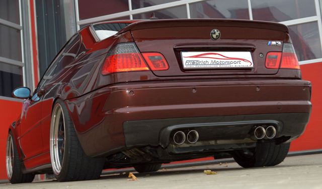 Friedrich Motorsport 76mm Duplex-Anlage für BMW E46 M3/CSL Coupe (Bj. 2000-2006)