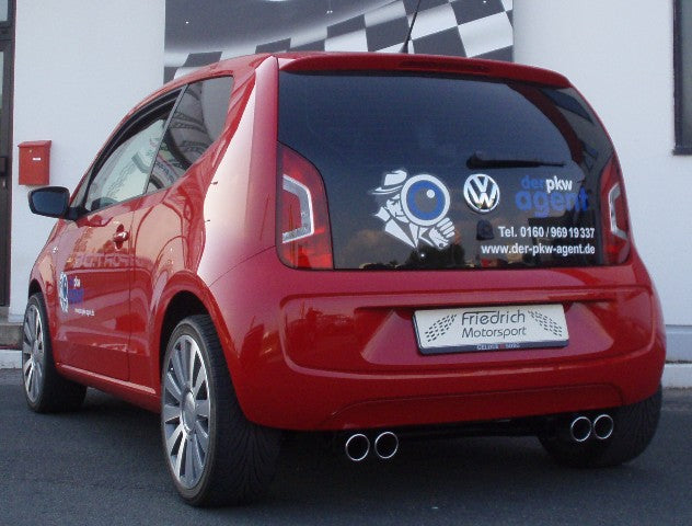 Friedrich Motorsport Duplex Sportauspuffanlage für VW UP! (Bj. 2011-08/2018)
