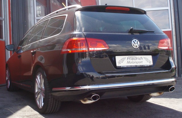 Friedrich Motorsport 2x55mm Duplex-Anlage für VW Passat 3C B7 (ab Bj. 11/2010)