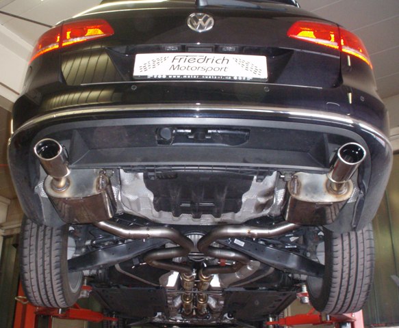 Friedrich Motorsport 2x55mm Duplex-Anlage für VW Passat 3C B7 (ab Bj. 11/2010)
