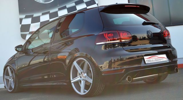 Friedrich Motorsport 3 Zoll (76mm) Duplexanlage für VW Golf VI GTI + Edition 35 (ab Bj. 2009)