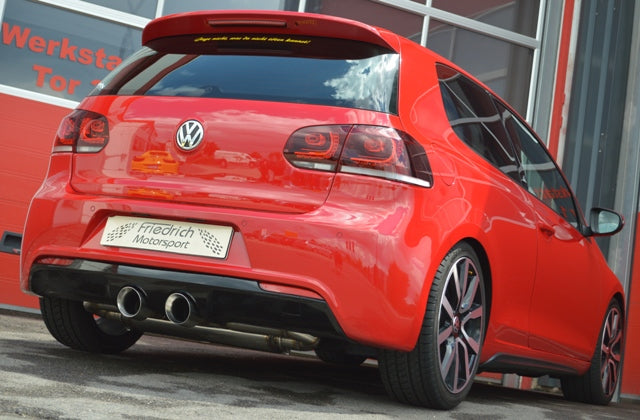 Friedrich Motorsport 3 Zoll (76mm) Duplexanlage für für Original R32-Heckschürze (Bj. 2004-2008)